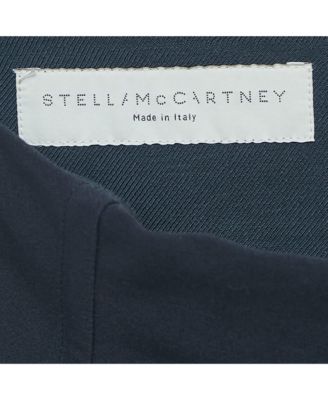 Women's Navy Blue Cotton Blend Pencil Skirt