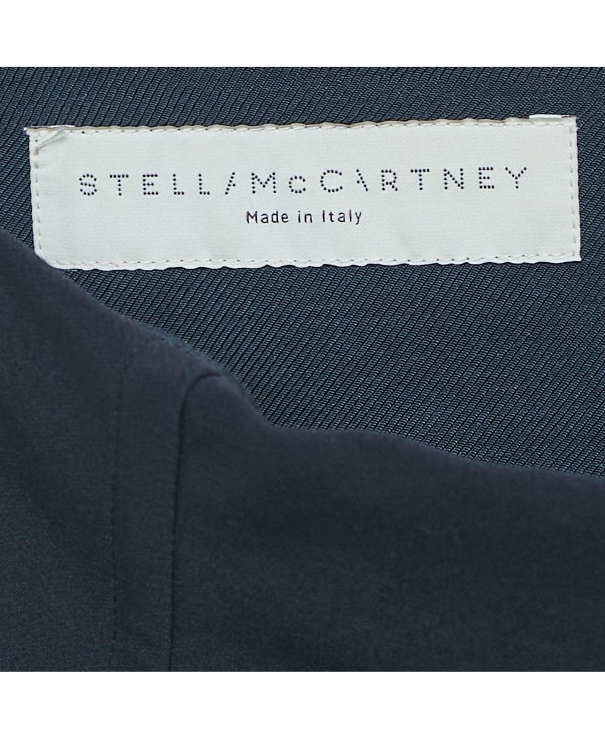 Pre-Owned Stella Mccartney Women's Navy Blue Cotton Blend Pencil Skirt