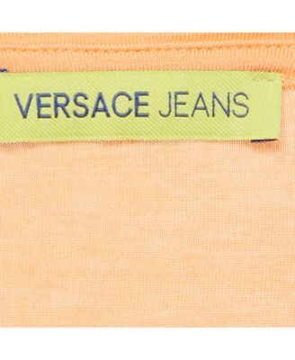 Women's Jeans Orange Studded Jersey T-Shirt