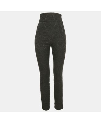 Women's Side Trim Jacquard Trousers
