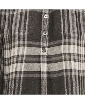 Women's Brit Monochrome Checks Crepe Tunic