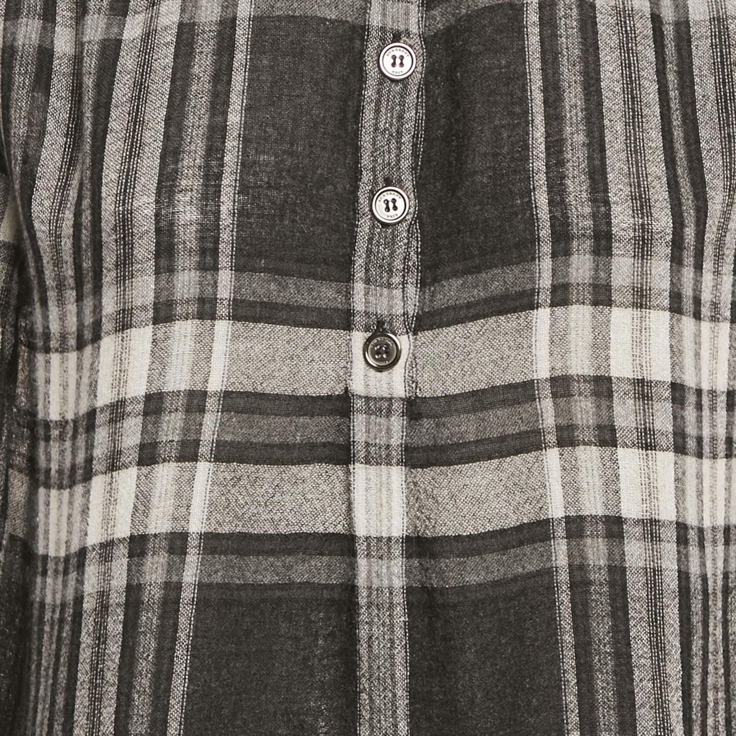 Women's Brit Monochrome Checks Crepe Tunic