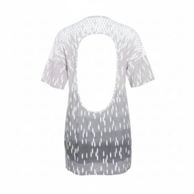 Women's Pink Monogram Print Cotton Crew Neck Sweatshirt