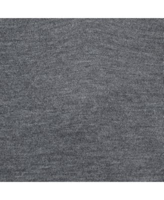 Women's Grey Knit Long Sleeve V Neck Sweater