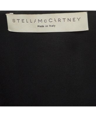 Women's Black Crepe Fringe Detail Sleeveless Top