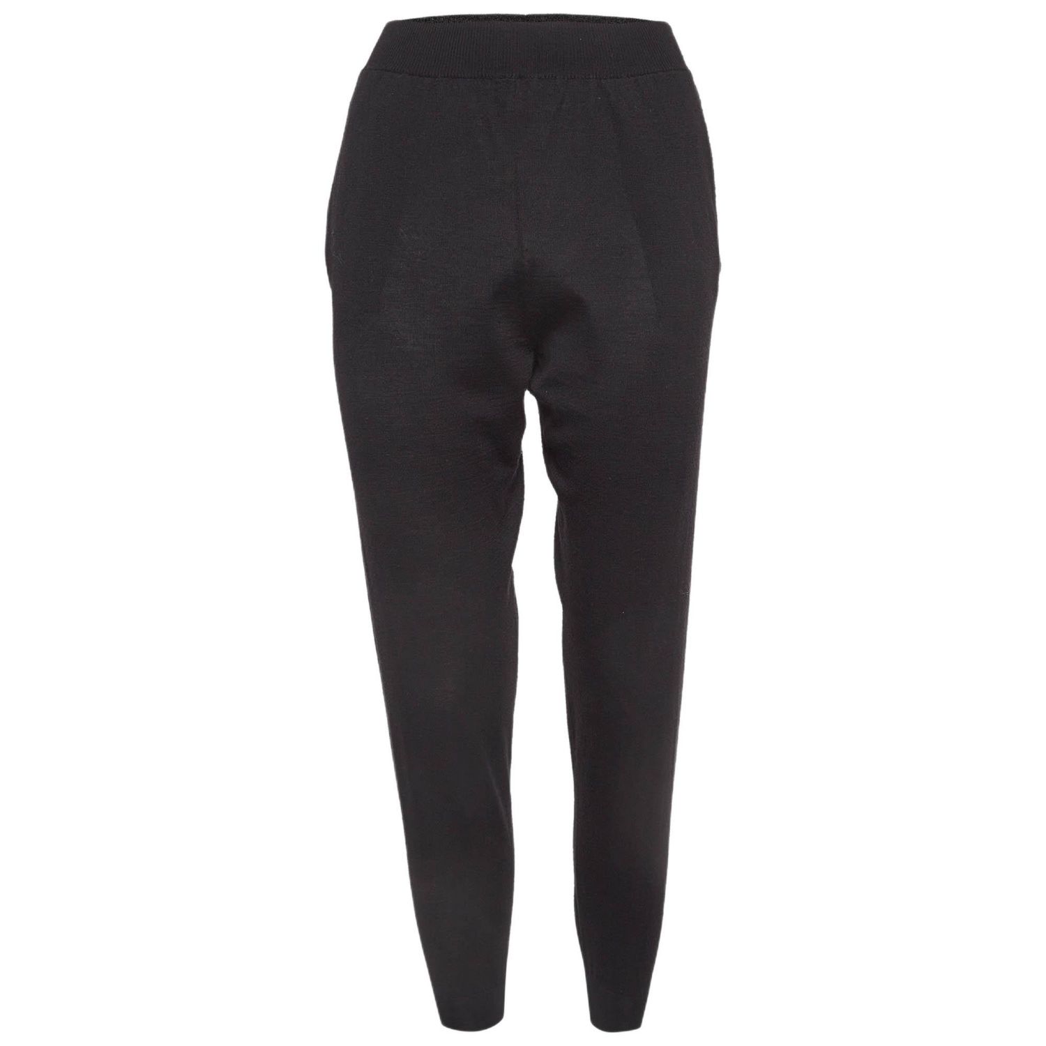 Women's Black Stretch Knit Joggers