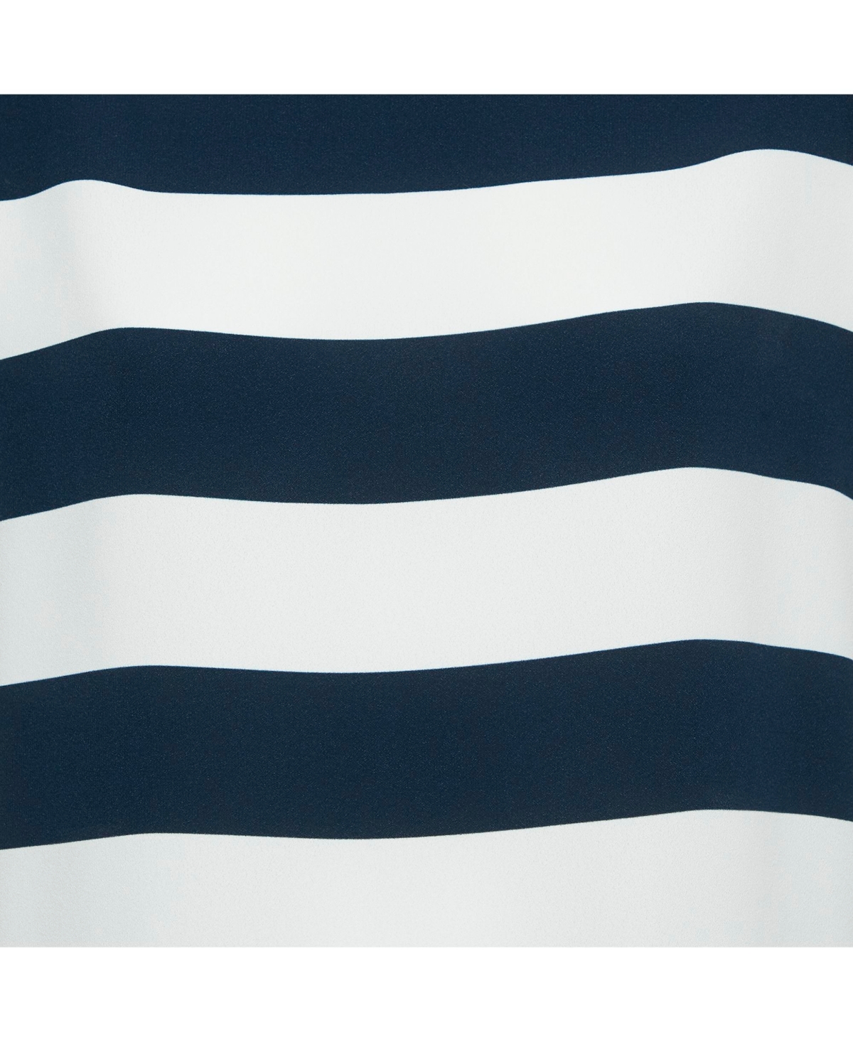 Pre-Owned Dolce & Gabbana Women's Blue/white Striped Crepe Oversized Top