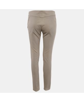 Women's Beige Stretch Gabardine Trousers