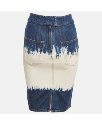 Women's Etoile Blue Tie-Dye Denim Skirt