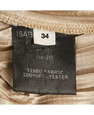 Women's Silver Plisse Delpha Mini Skirt