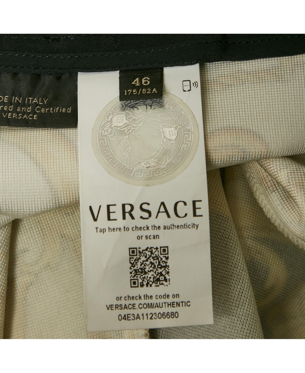Pre-Owned Versace Women's Rodeo Barocco Print Jersey Leggings