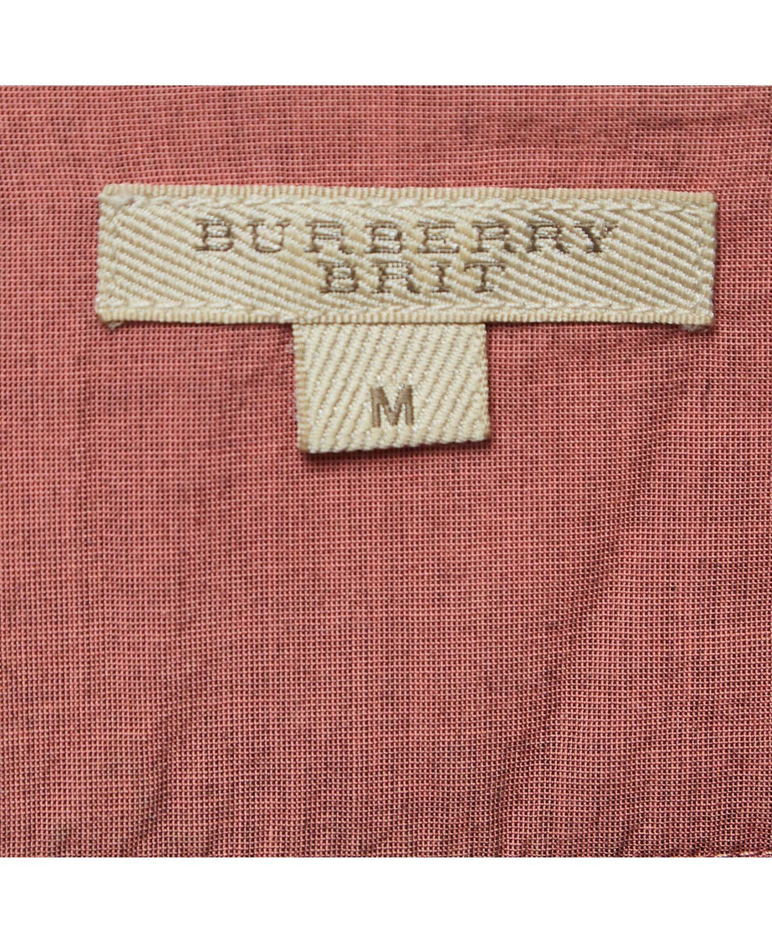 Women's Brit Pink Checked Cotton Tunic