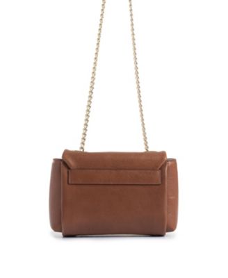 Mini Lili Hands-Free Leather Bag with Metallic Chain