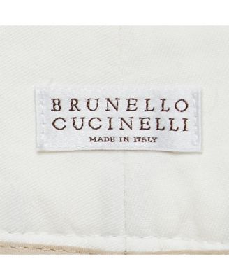 Women's White Linen Blend Tapered Trousers