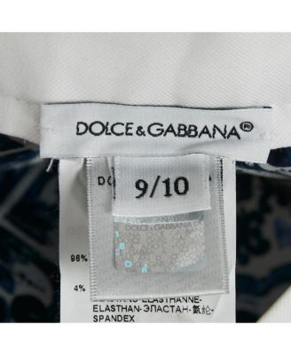 Men's Dolce & Gabbana Pre-Owned White Cotton Bermuda Shorts