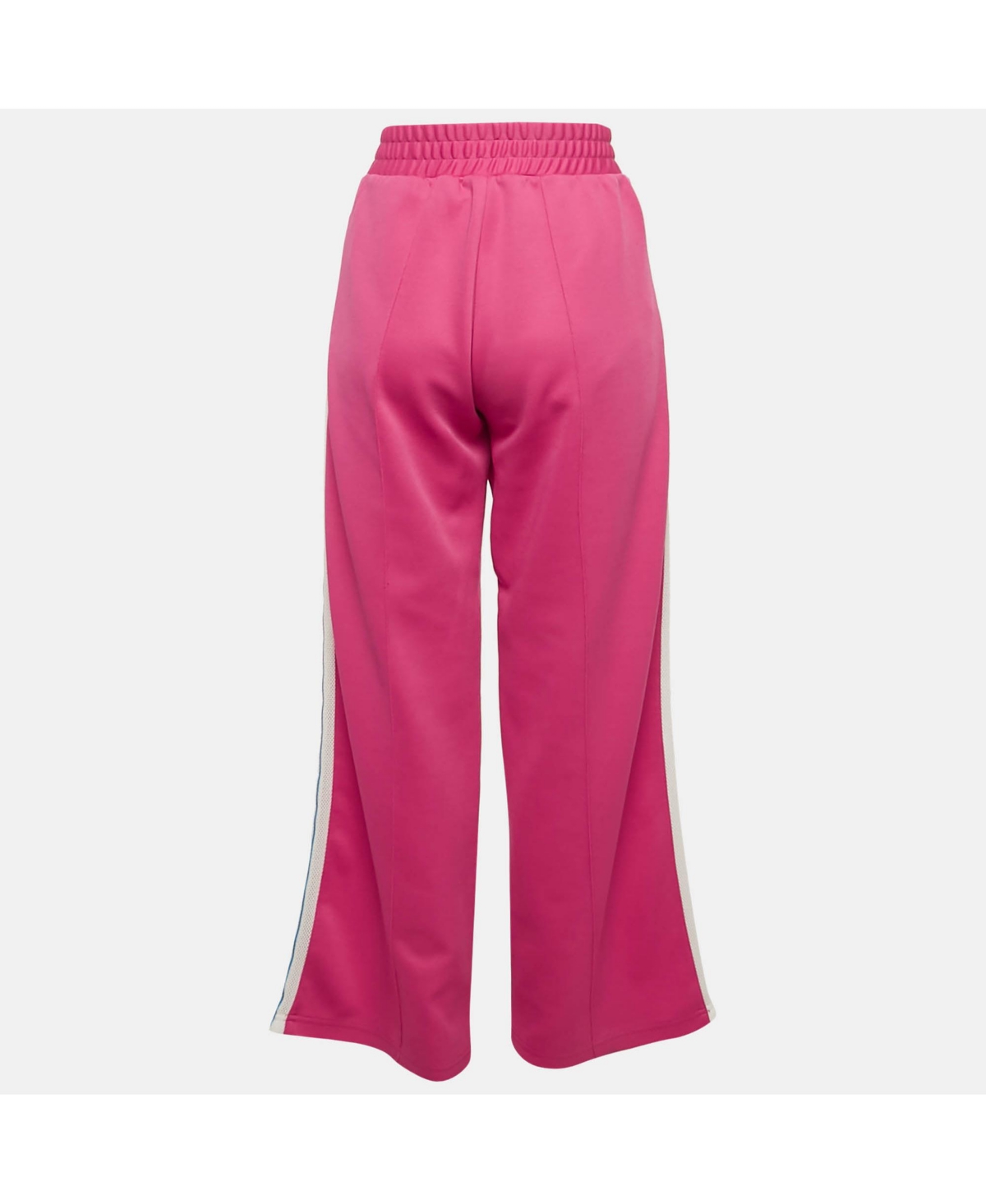 Pre-Owned Off-White Women's Pink Cotton Jersey Side Striped Track Pants