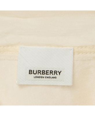 Women's Beige Silk Raw Edge Detail Shirt