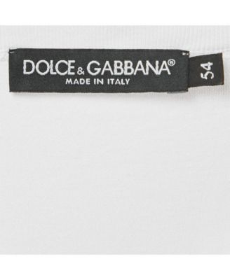 Men's White Jersey Crewneck T-Shirt