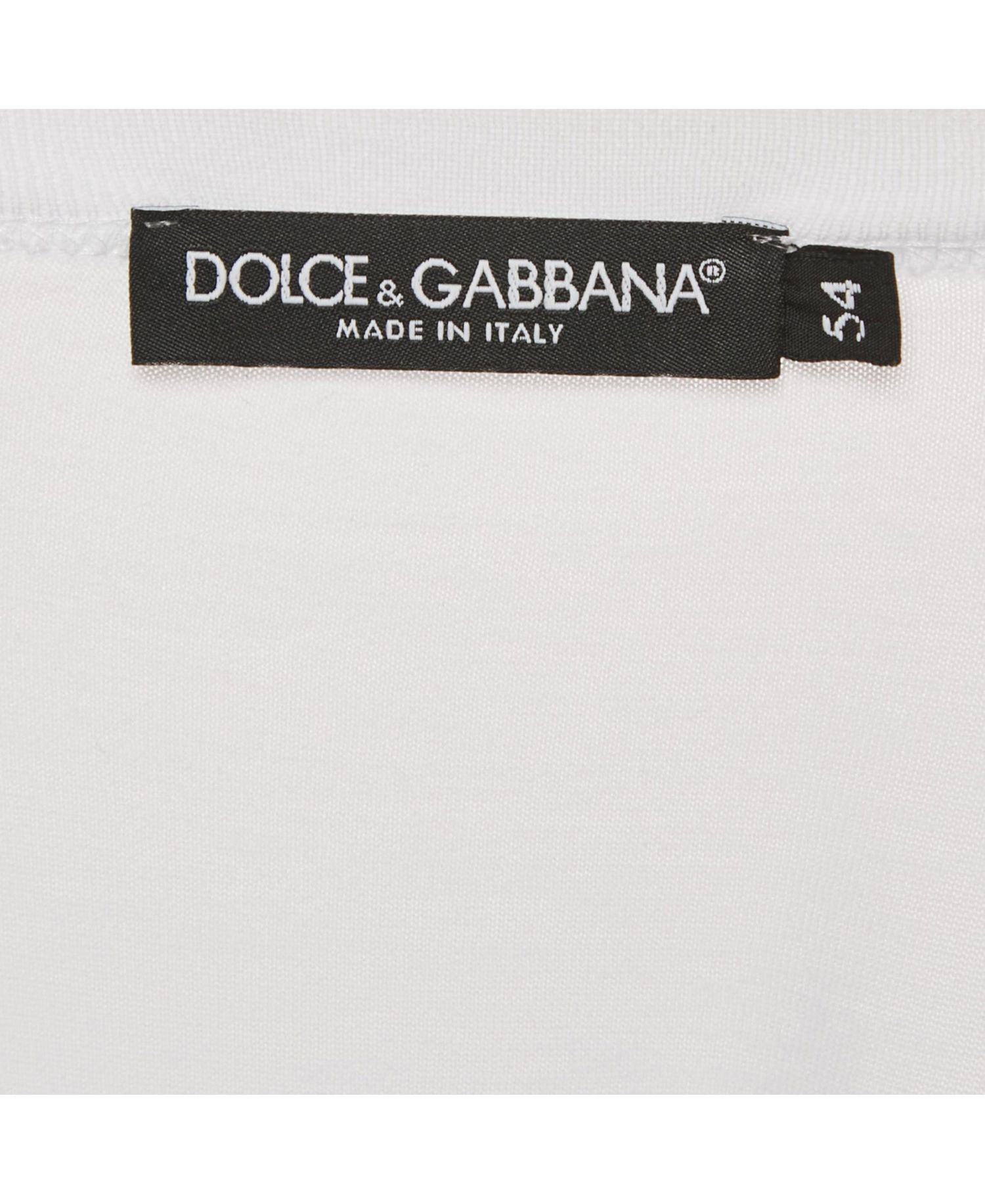 Men's White Jersey Crewneck T-Shirt