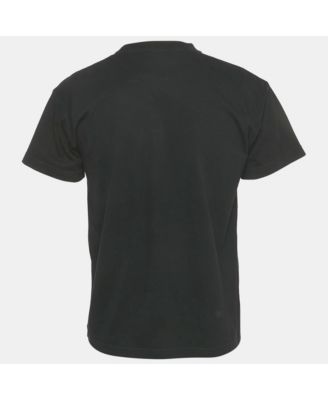Men's Black Bb Logo Pixel Print Cotton T-Shirt