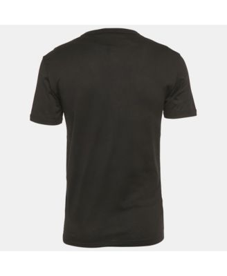 Men's Black Crown Embroidered Jersey T-Shirt