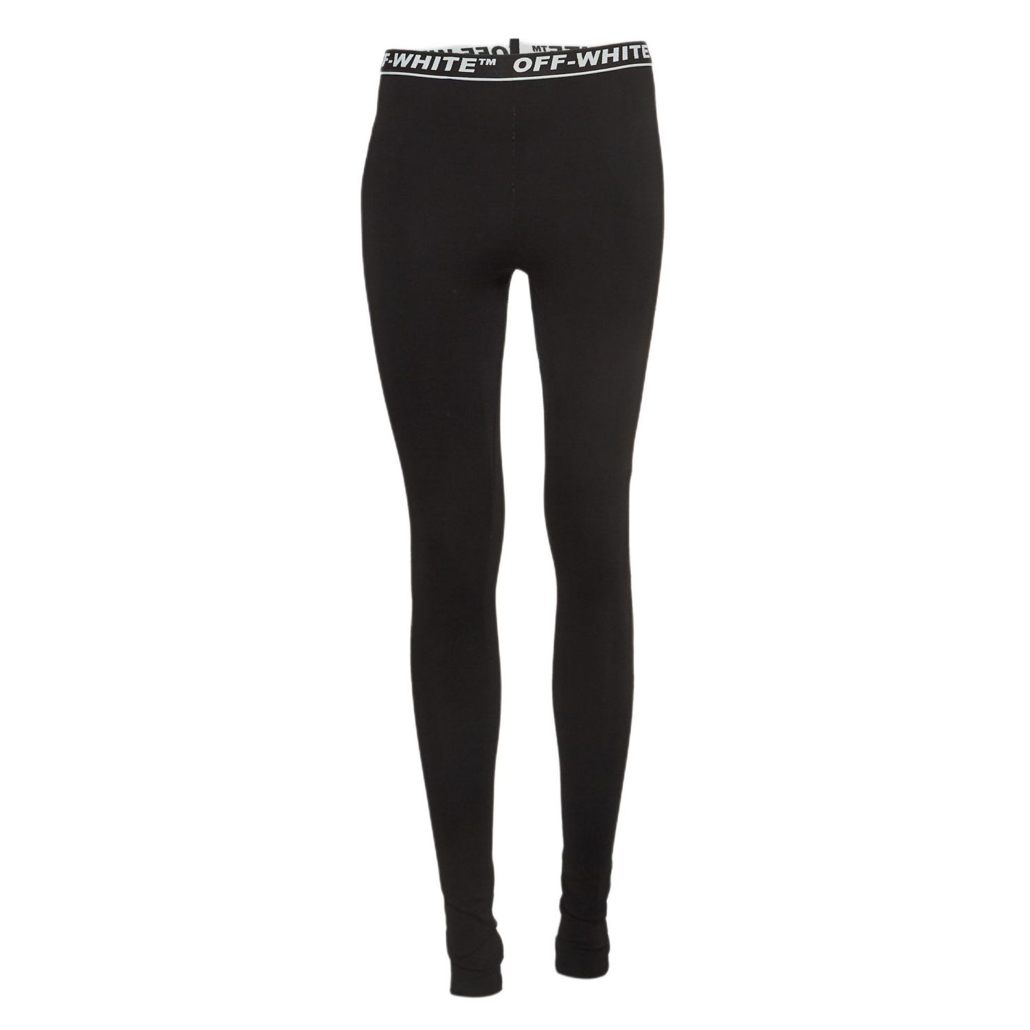 Women's Black Logo Intarsia Knit Active Wear Leggings