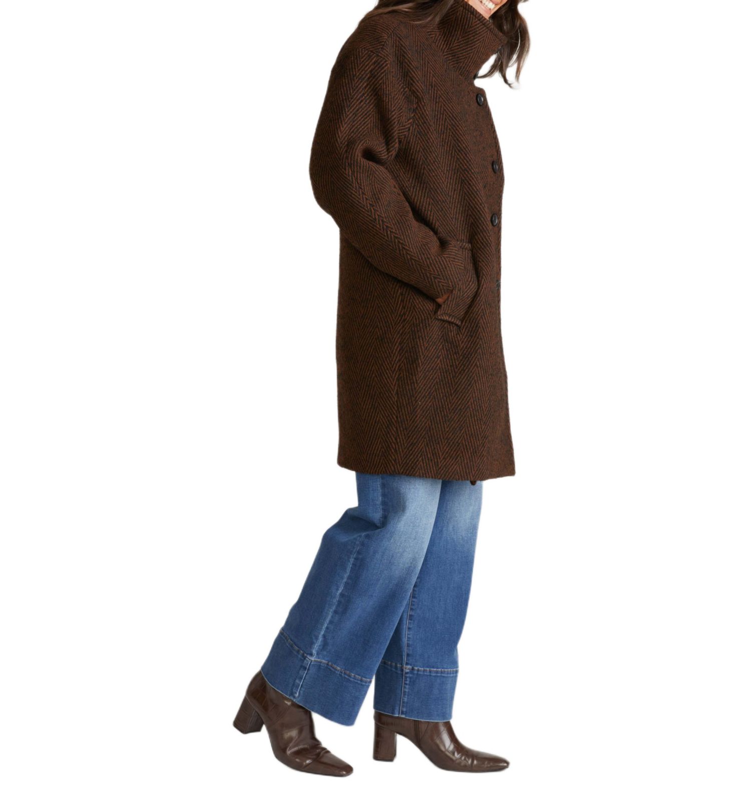 Women's Plus Size Marlo Cocoon Coat