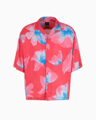 Men's Boxy-Fit Floral Shirt