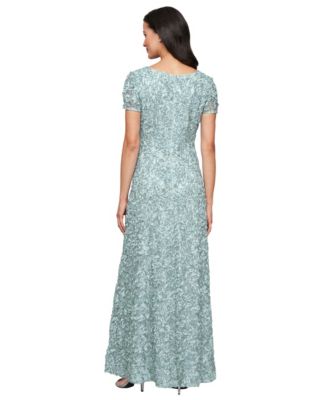 Petite Soutache Sequin A-Line Dress