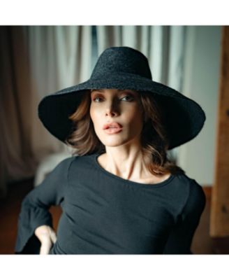 Riri Jute Hat in Black