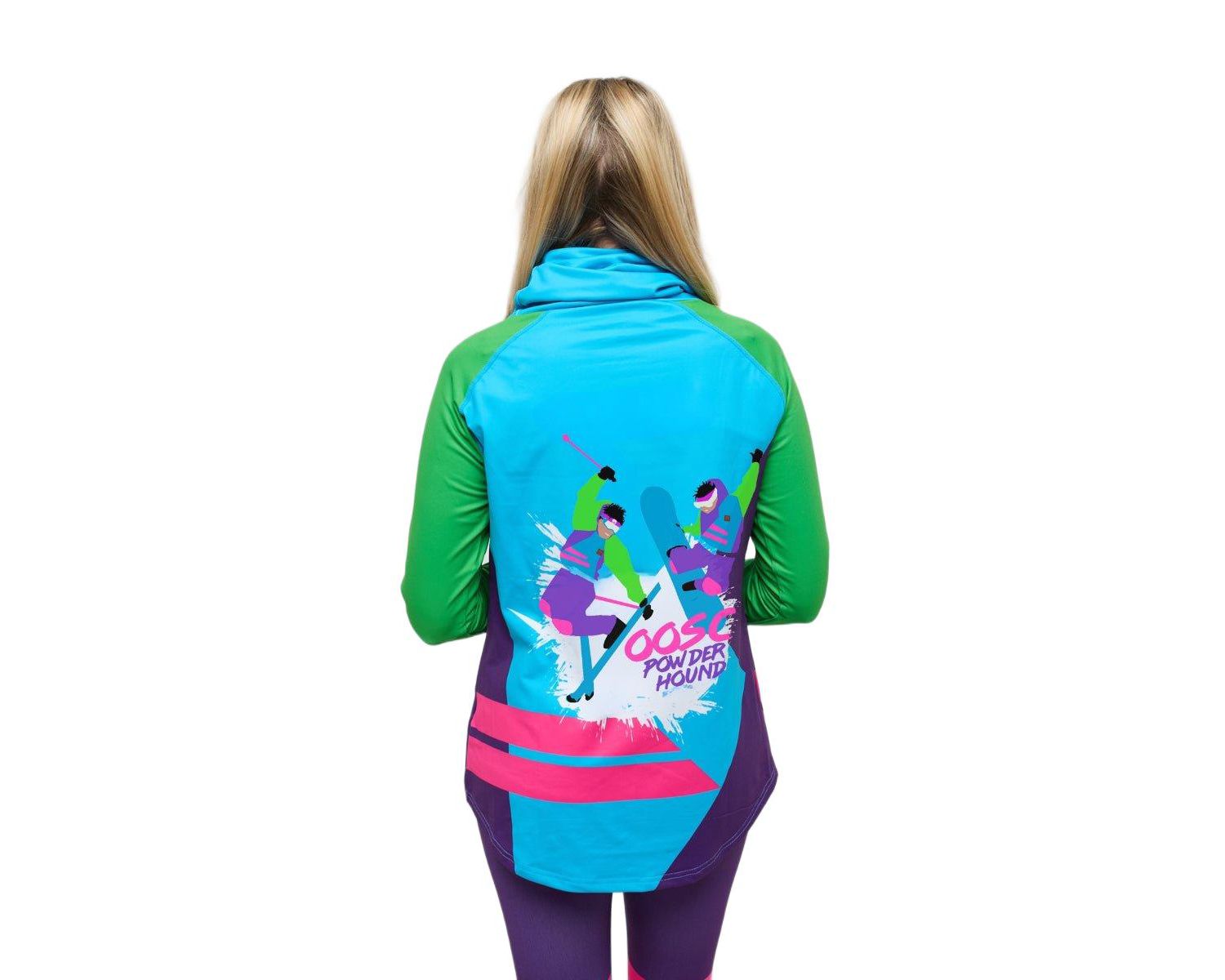 Women's High Neck Baselayer Top - Powder Hound