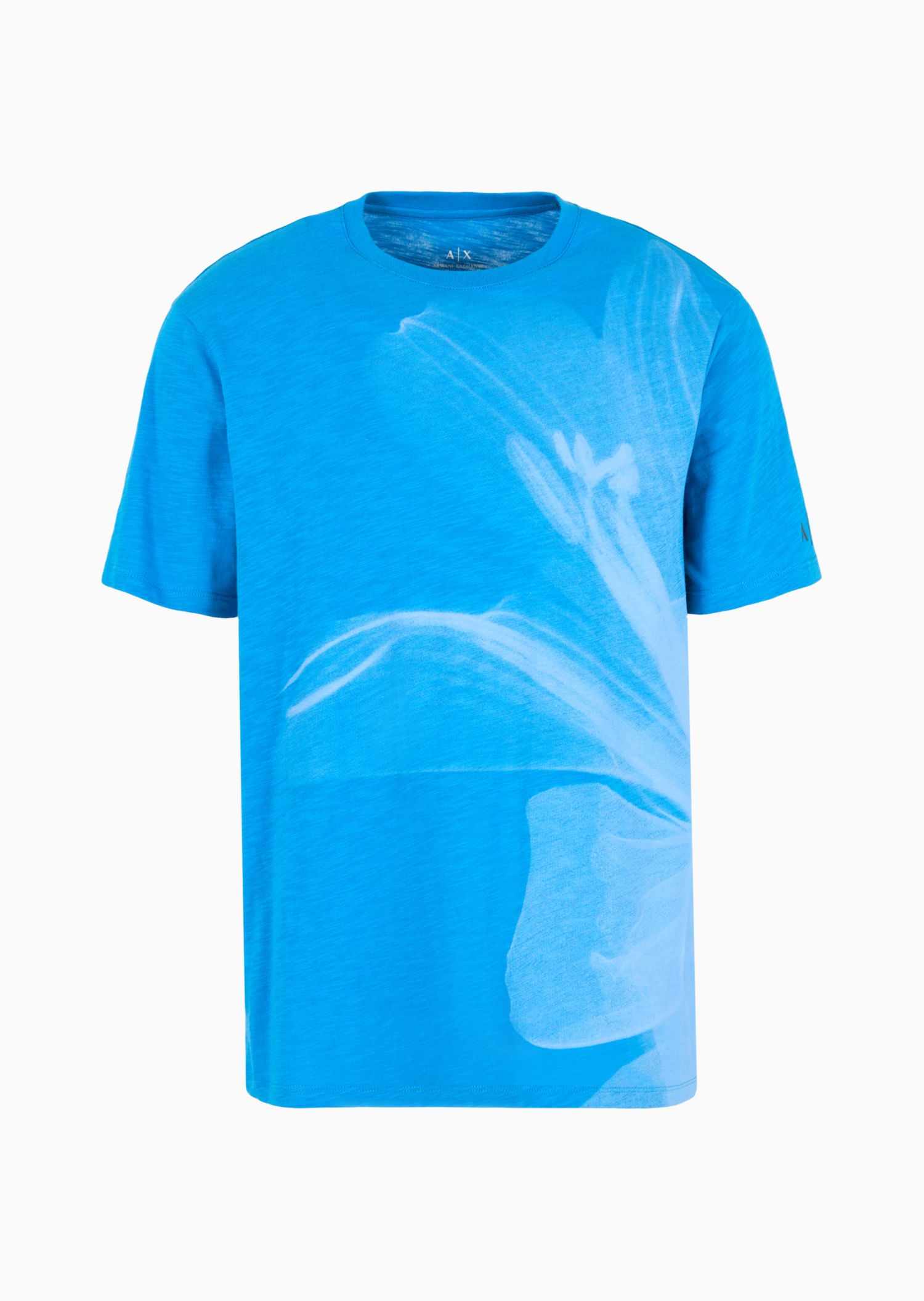 Men's Floral Print Cotton T-Shirt