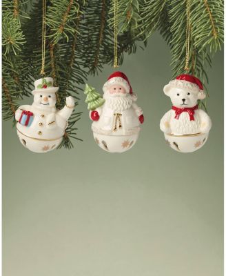 2025 Jingle Bell Ornaments, Set of 3