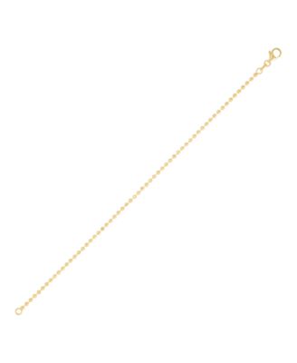 Bead Chain Bracelet in 14k Yellow Gold