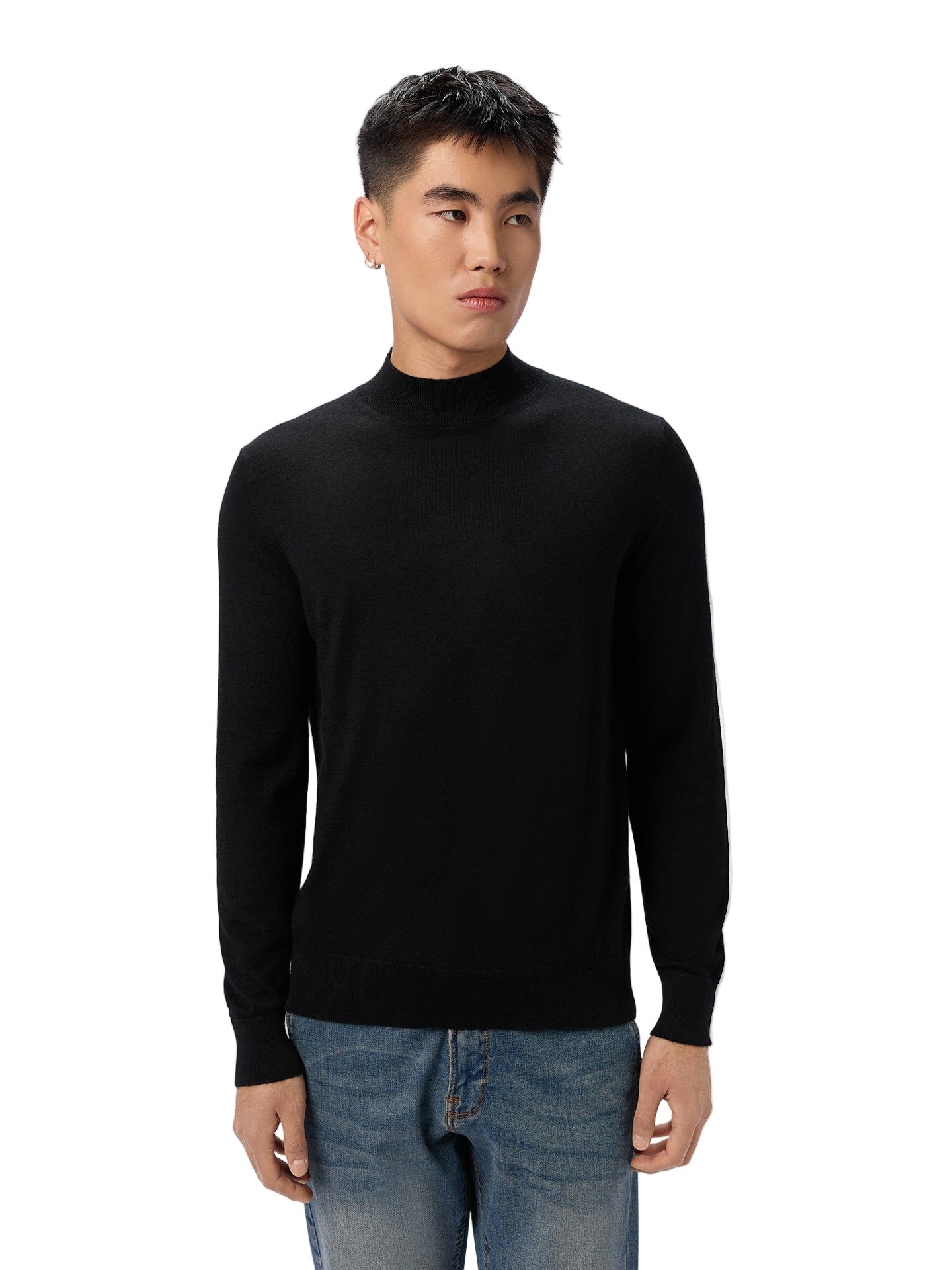 Мужской свитер Gobi Cashmere Men Cashmere Silk High Neck — фото 7