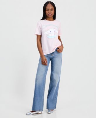 Juniors' Cinnamoroll Graphic-Print T-Shirt