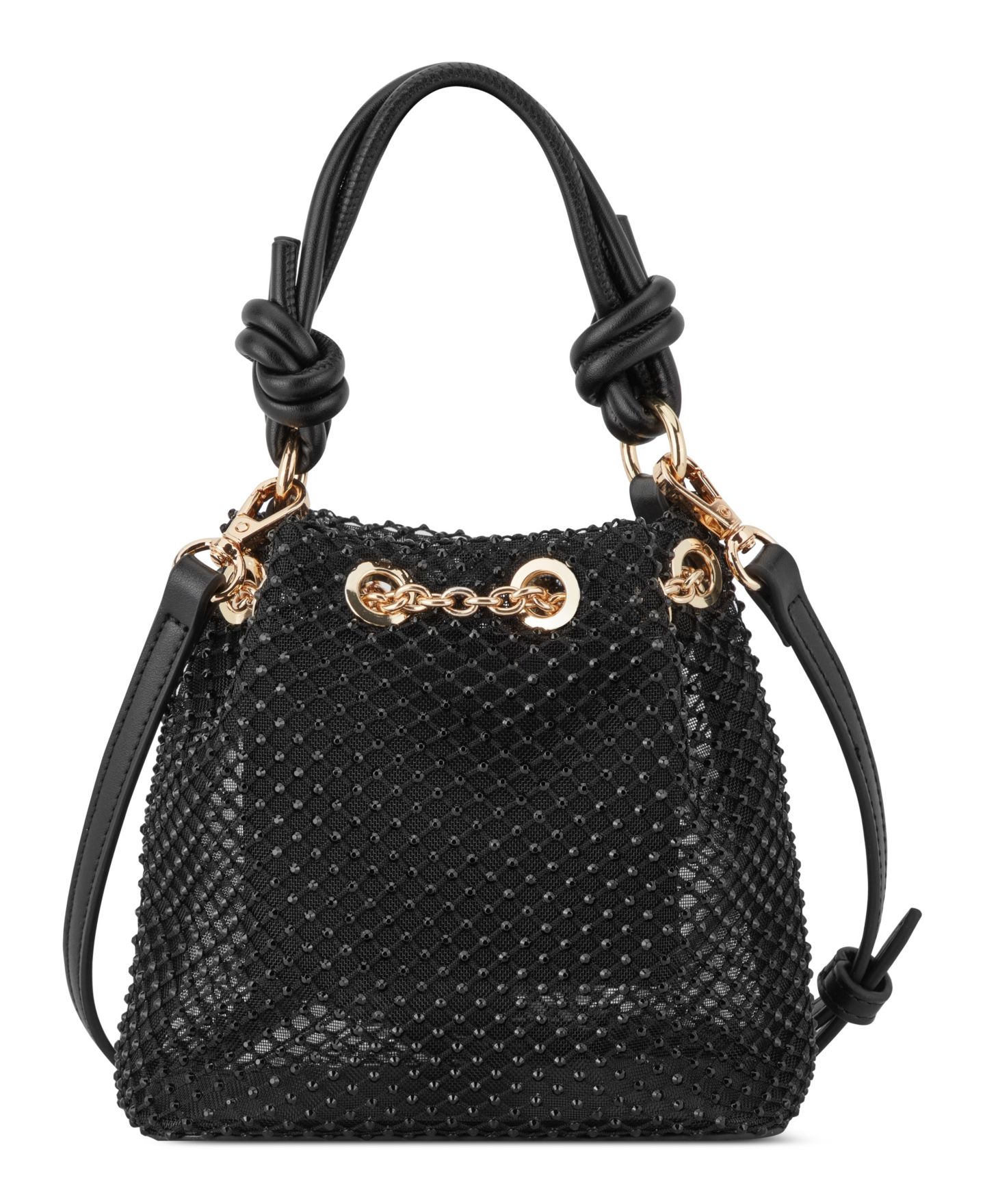 Женская сумка Nine West Wrenna Drawstring Bucket, цвет: Чёрный — фото 3
