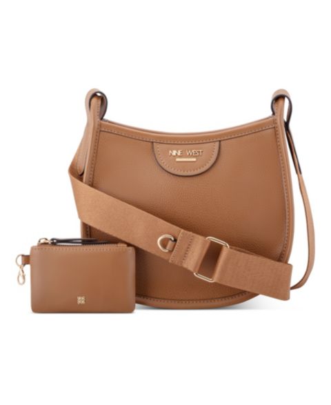Женская сумка Nine West Calliope Small Crossbody Bag with Card Case, цвет: Чёрный