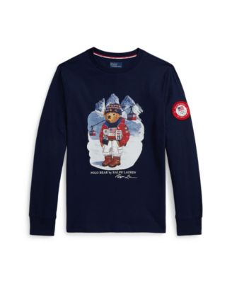 Boys 8-20 Team USA Polo Bear Cotton Tee