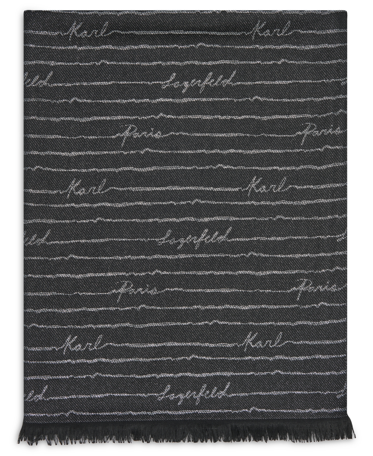 Karl Lagerfeld Paris Women's Signature Evening Stripe Scarf