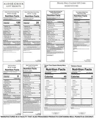 Holiday Farmer's Market Bloody Mary Gift, 8 Piece