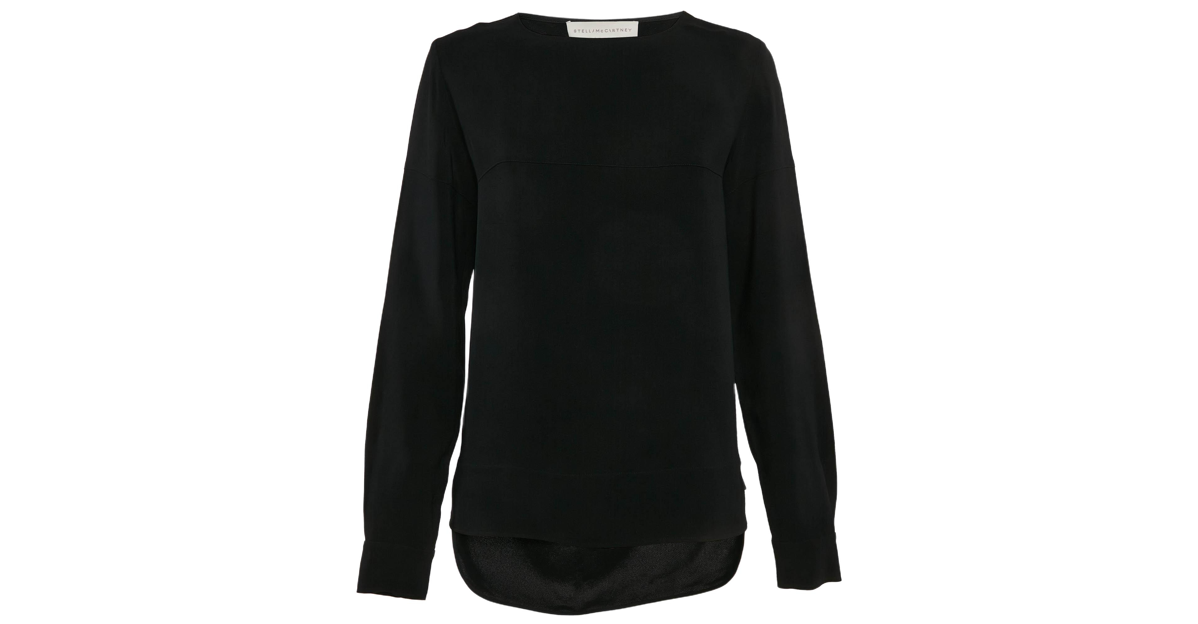Pre-Owned Stella Mccartney Women's Black Crepe Top