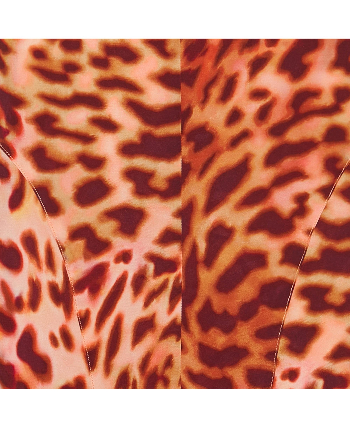 Pre-Owned Stella Mccartney Women's Pink/brown Leopard Print Silk Midi Skirt