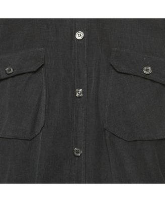 Men's Black Corduroy Silica Shirt