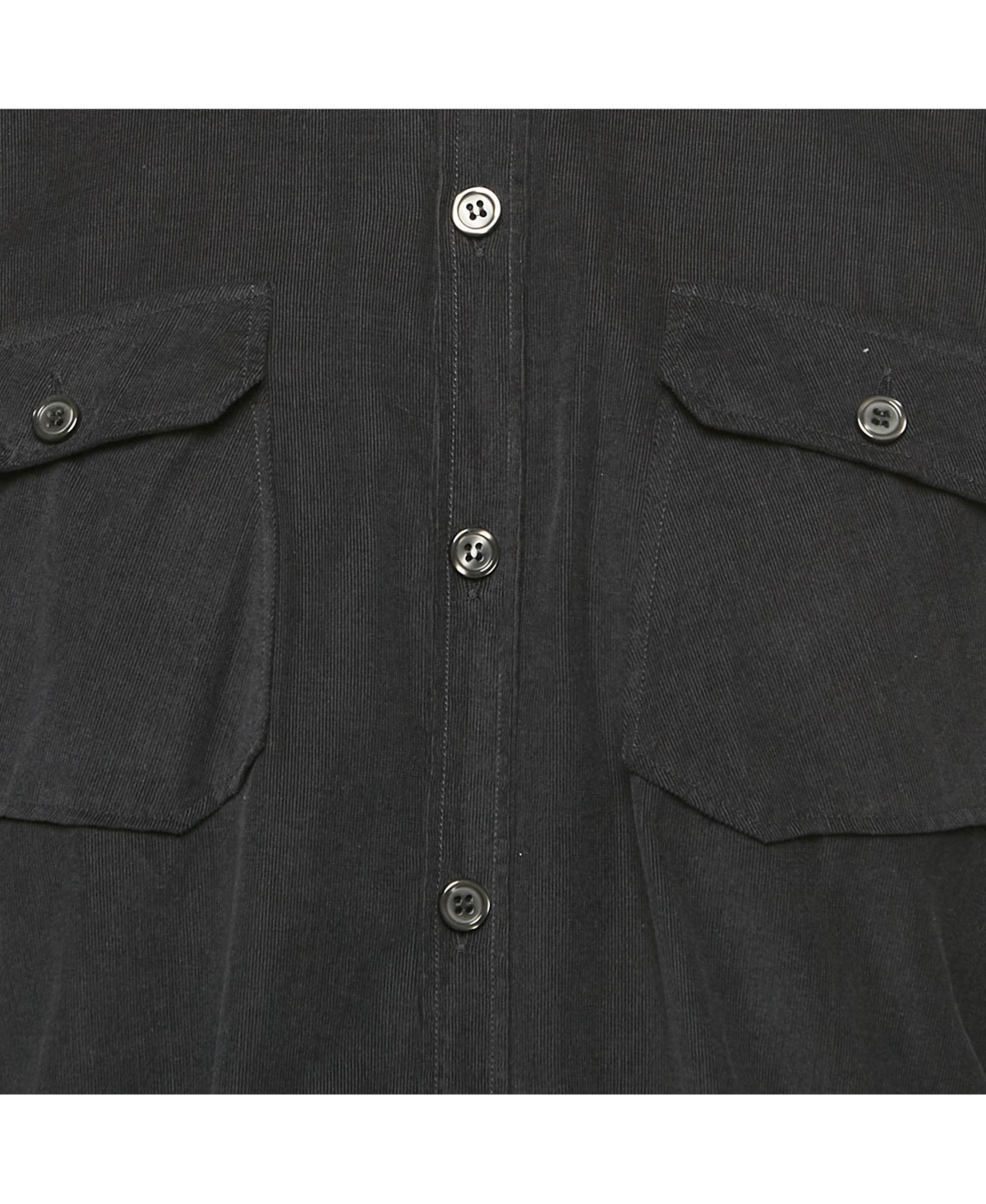 Pre-Owned Dolce & Gabbana Men's Black Corduroy Silica Shirt
