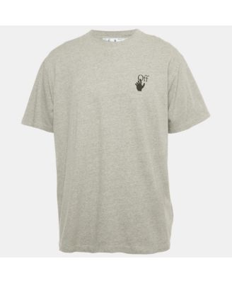 Men's Grey Faded Arrow Print Jersey T-Shirt