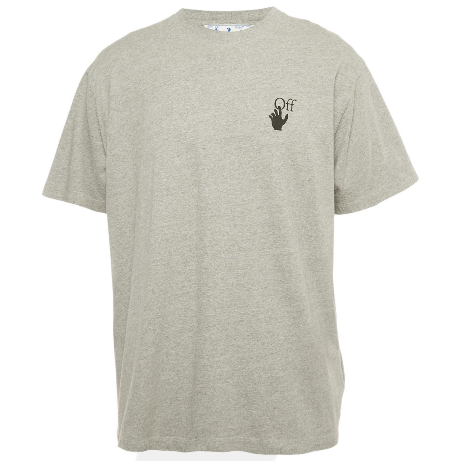 Men's Grey Faded Arrow Print Jersey T-Shirt