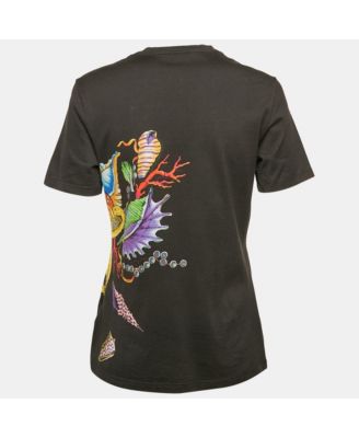 Women's Starfish Print Jersey Crew Neck T-Shirt