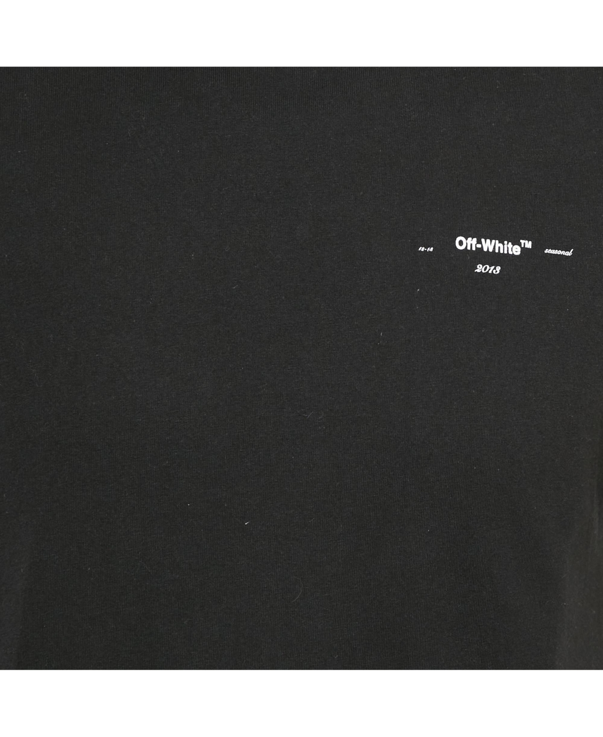 Pre-Owned Off-White Men's Black Cotton Knit T-Shirt