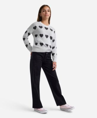 Girls' Sparkle Low-Rise Baggy Jeans